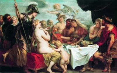 La boda de Peleo y Tetis