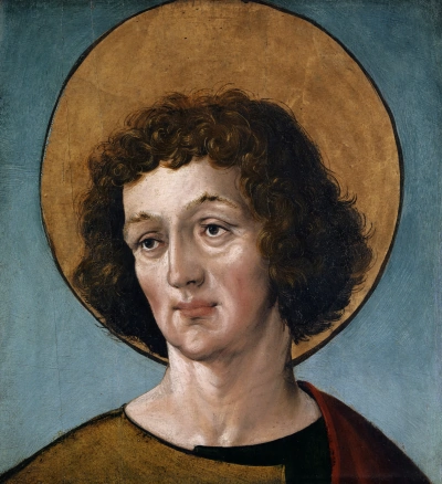 La cabeza de un santo varón