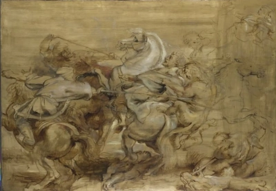 La caza de los leones.