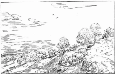 La colina sobre el río