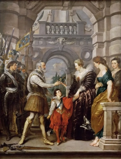 La fundación de la Regencia de María de Médici.