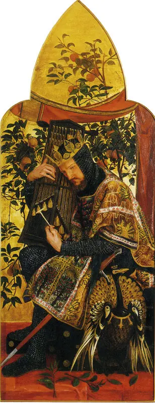 'La genealogía de David. Autorretrato con la barba'