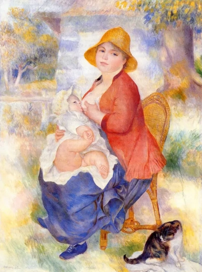 La infancia en el pecho (Maternidad)