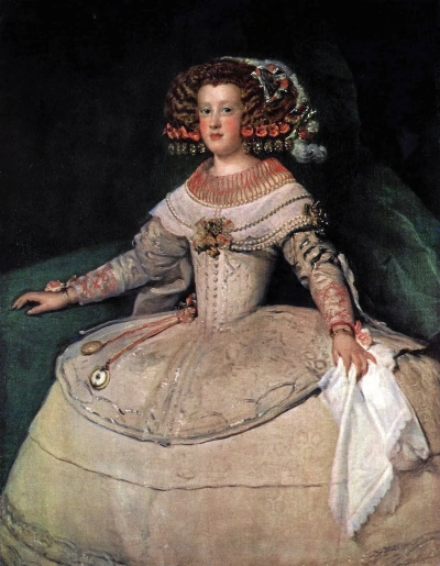 La infanta María Teresa a los catorce años.