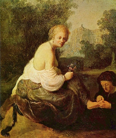 La joven y la vieja.
