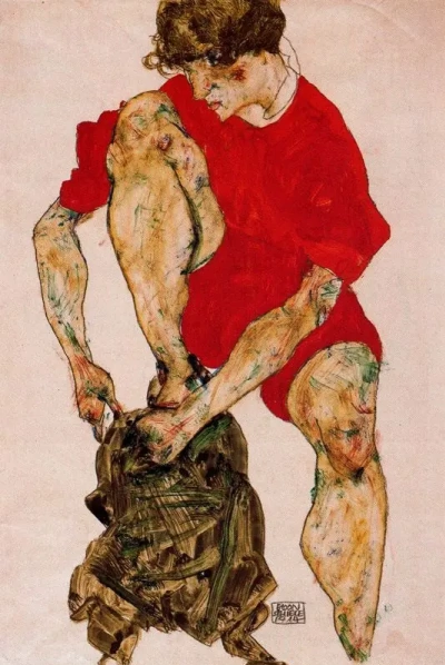 La mujer de rojo