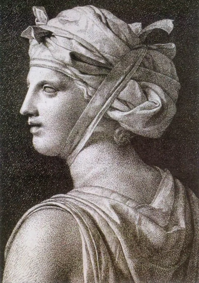 La mujer del turbante.
