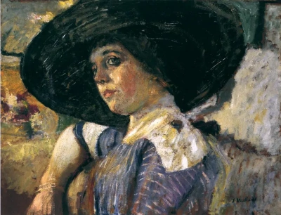 La mujer en el sombrero