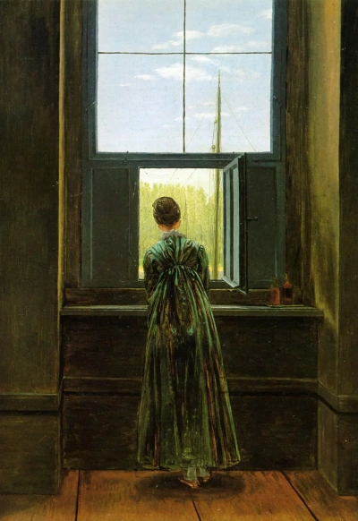 La mujer en la ventana