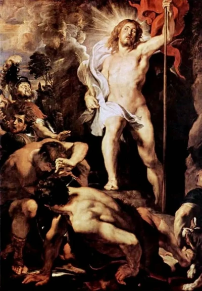 La resurrección de Cristo (detalle