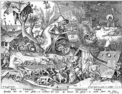 La serie "Siete pecados capitales". Ira.