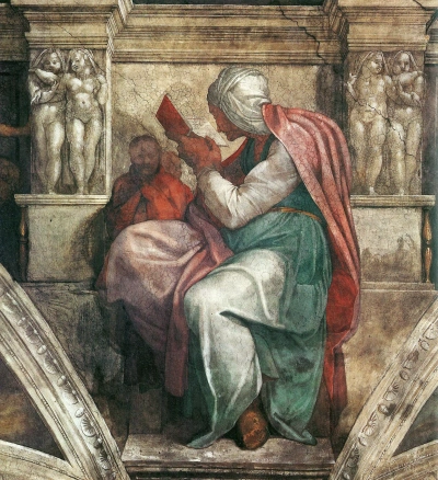 La sibila persa. Los frescos de la Capilla Sixtina.