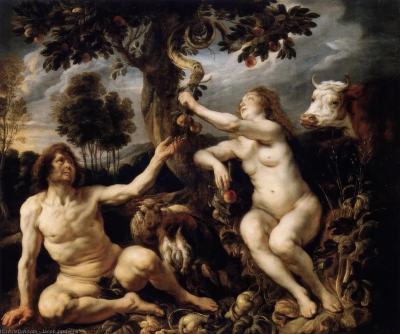 La tentación de Adán y Eva (la caída)