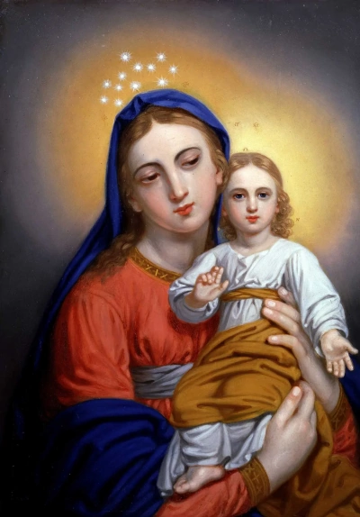 La virgen con el Niño
