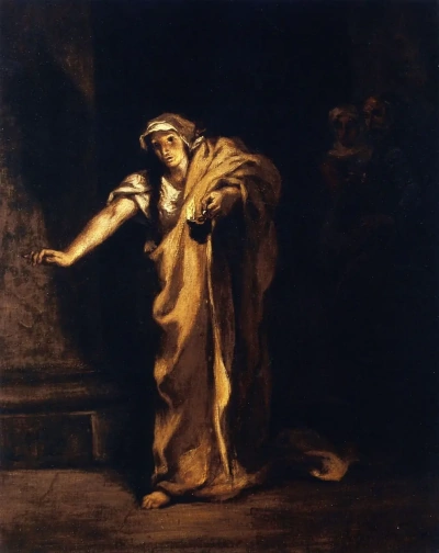 Lady Macbeth va al dormitorio.