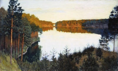 Lago en el bosque