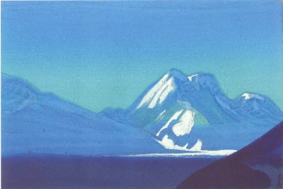 Las montañas sapphira del Himalaya