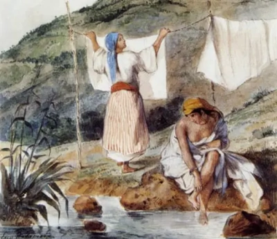 Lavado de mujeres moras