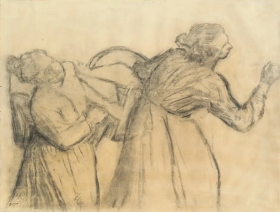 Lavanderías con cestos de ropa.