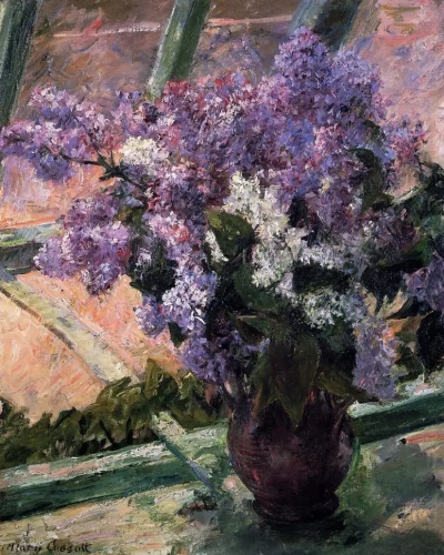 Lilacs en la ventana