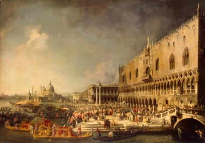 Llegada del embajador francés a Venecia