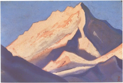 Los Himalayas (Arreglo de nieve al atardecer)