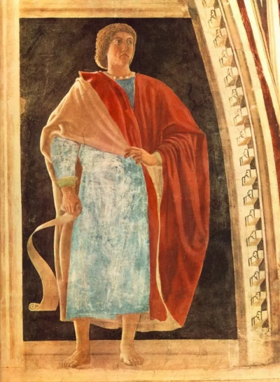 Los frescos de la Iglesia de San Francisco en Arezzo.
