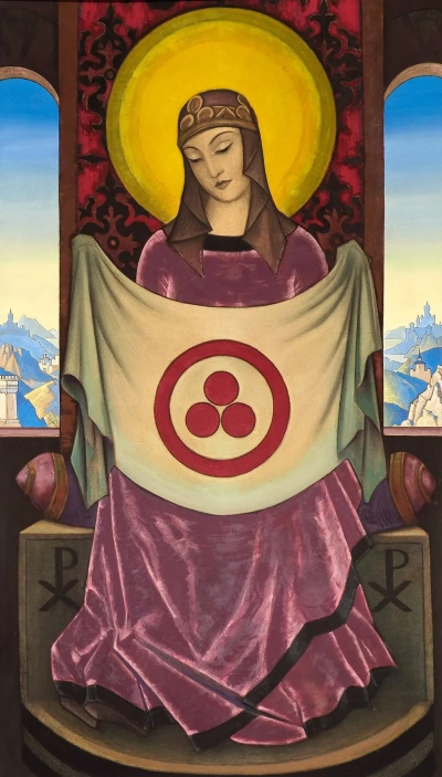 Madonna oriflamme.