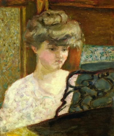 Misia en el piano (Retrato de Mysia Nathanson)