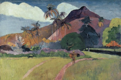 Montañas de Tahití.