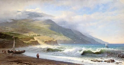 Montañas y el mar