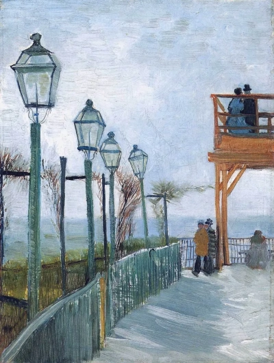 Montmartre cerca del molino superior
