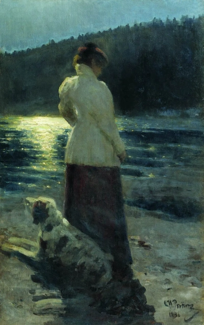 Moonlit night. Zdravnevo.