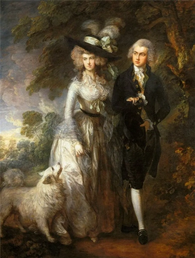 Mr and Mrs Hallett (The Morning Walk)