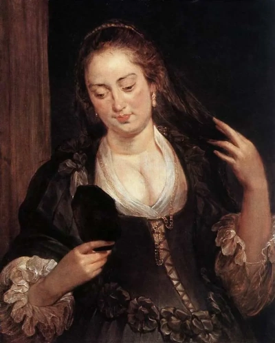 Mujer con espejo