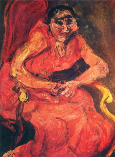 Mujer de rosa