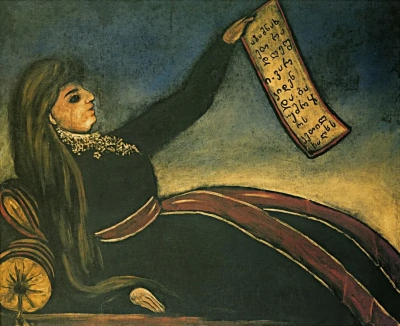 Mujer reclinada