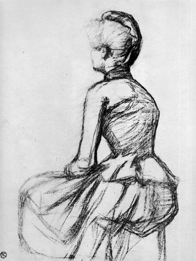 Mujer sentada frente al sol