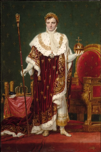 Napoleón I en la vestidura de