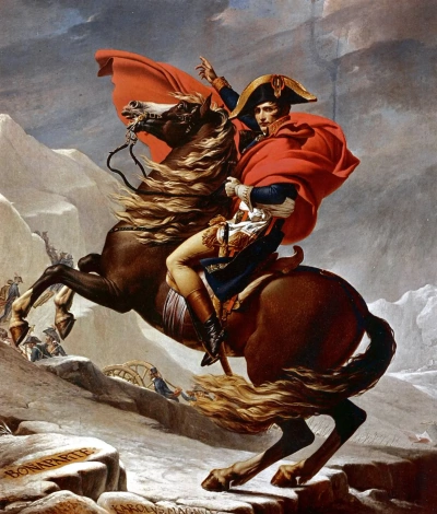 Napoleon en el Paso de San Bernardo V