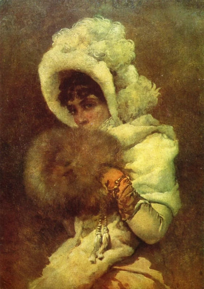 Niña con embrague