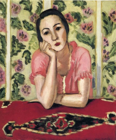 Niña en rosa