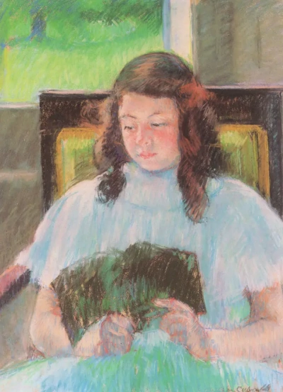 Niña leyendo