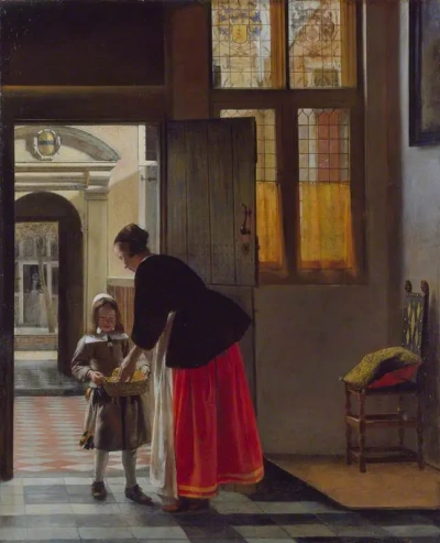 Niño llevando pan