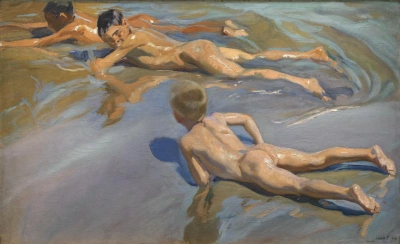 Niños en la playa