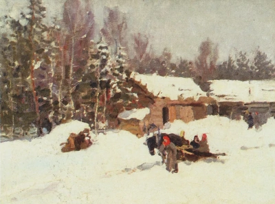 Paisaje de invierno.
