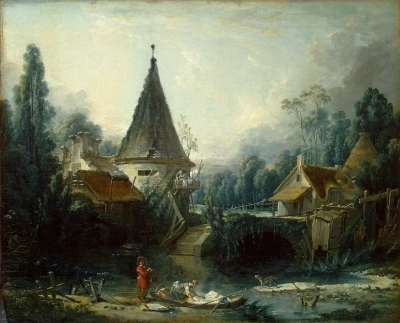Paisaje en las cercanías de Beauvais