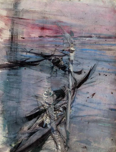 Paisaje marino en Venecia.