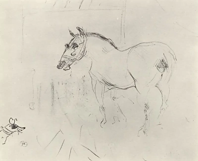 Pequeño pony y el perro