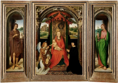 Pequeño tríptico de san juan bautista